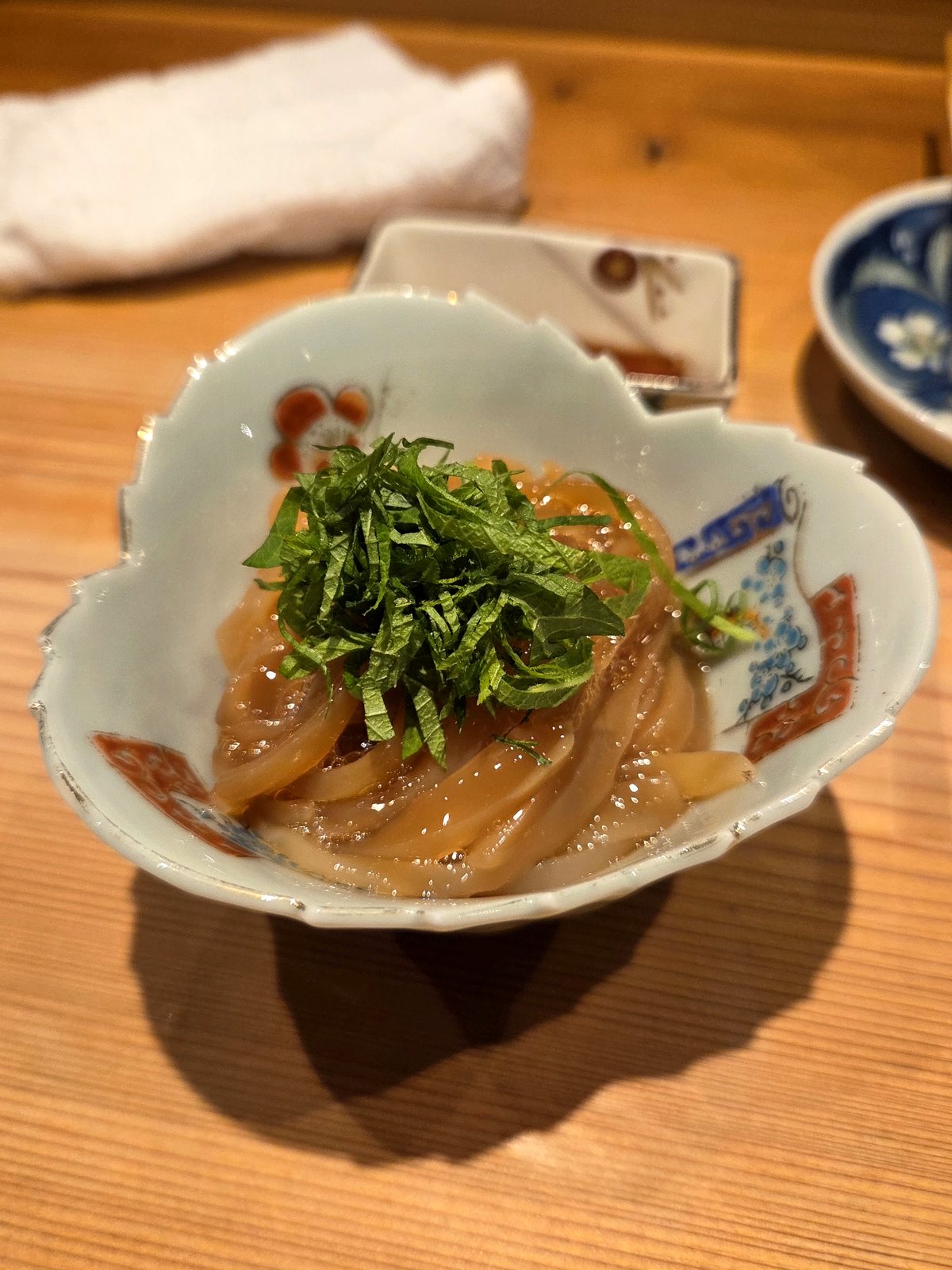 季節の貝の和え物